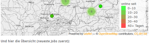 newest jobs in Germany for GIS-related positions